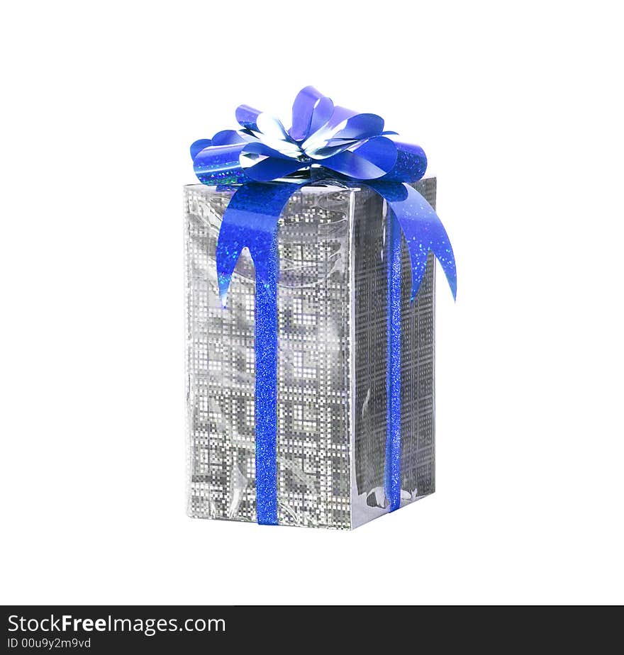 Celebratory gift isolated