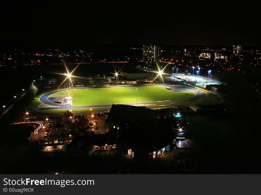 This is the palaestra of Wageningen University, it is amazing during the night. This is the palaestra of Wageningen University, it is amazing during the night