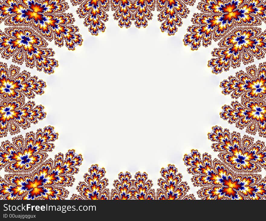 Flower shaped fractal