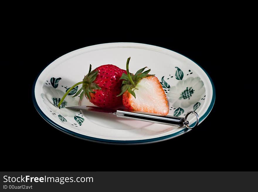 Close up of fresh succulent strawberries. Close up of fresh succulent strawberries