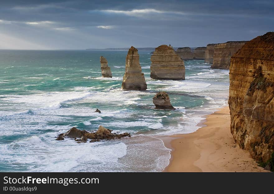 Twelve Apostles in Victoria - South Australia.