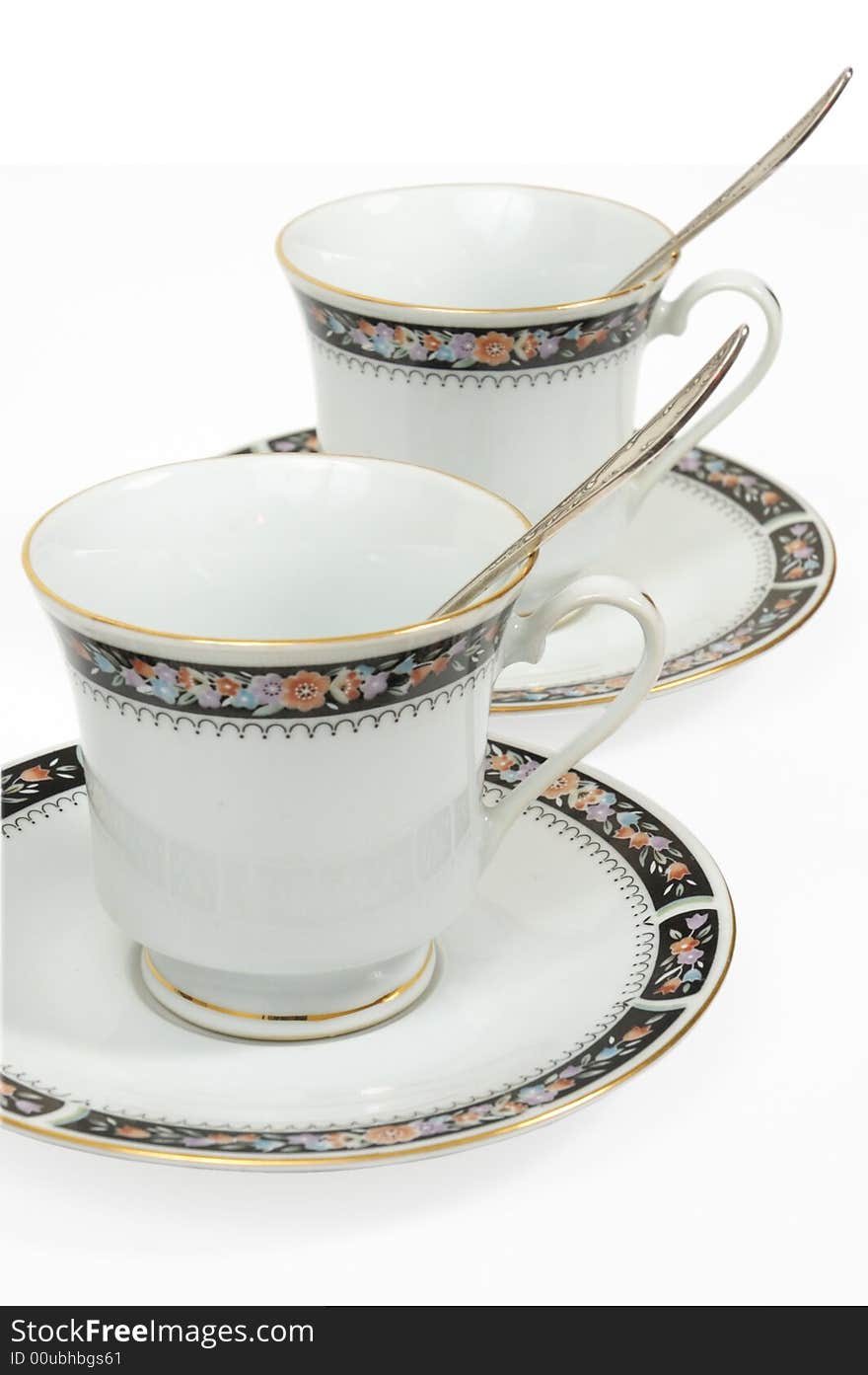 Row of tea cups