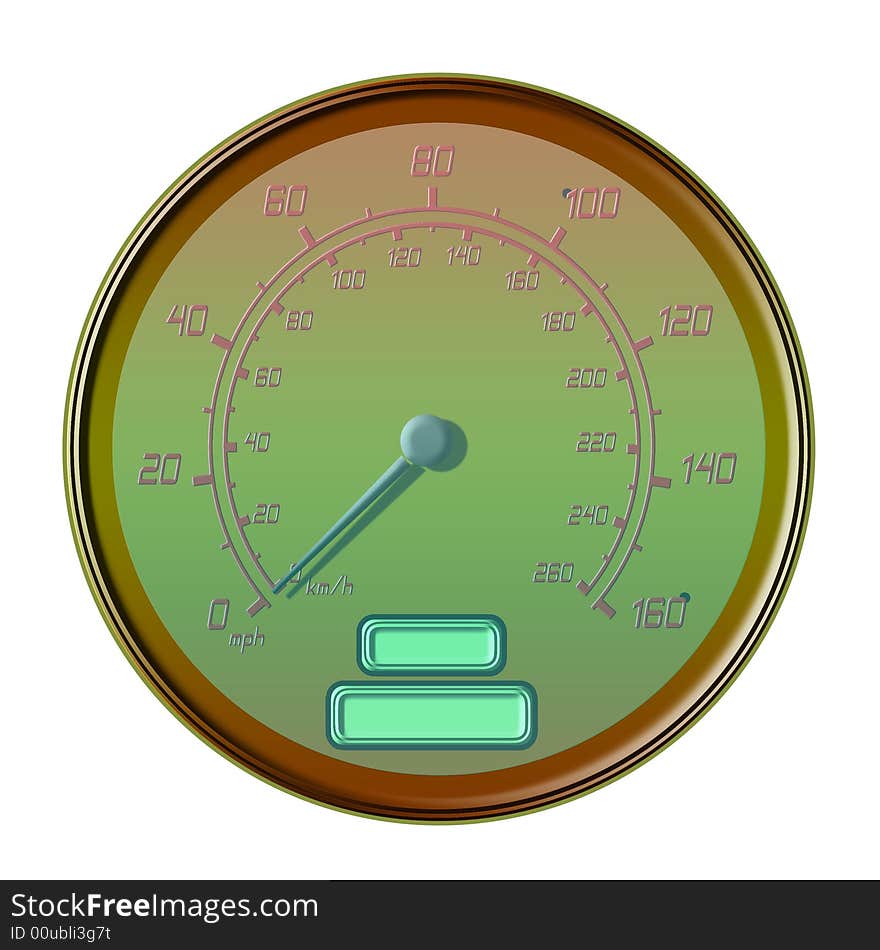 Golden Speedometer