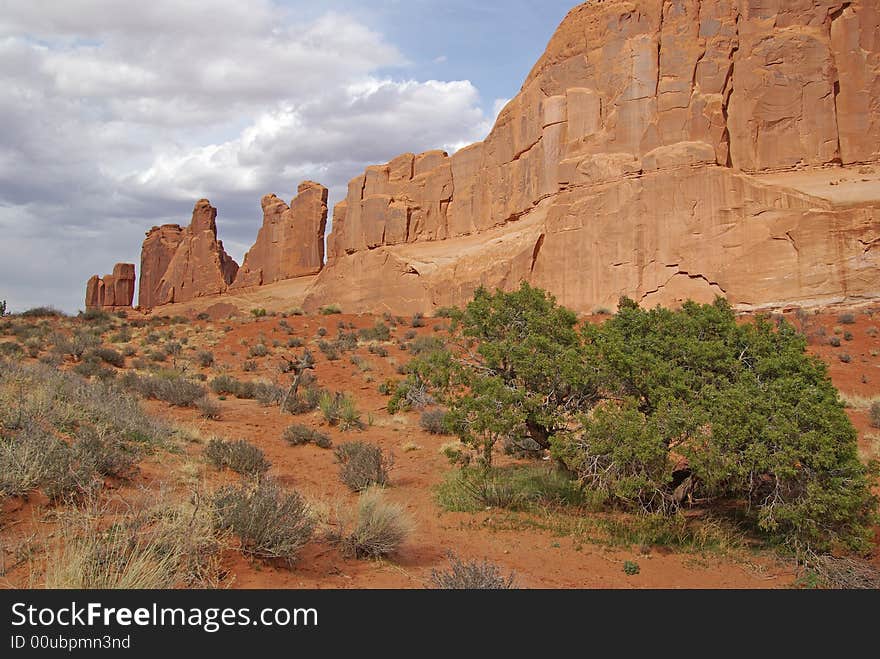 Stone wall