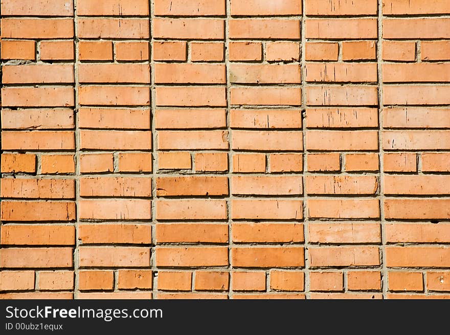 Texture of old brick wall. Some grades of a brick.