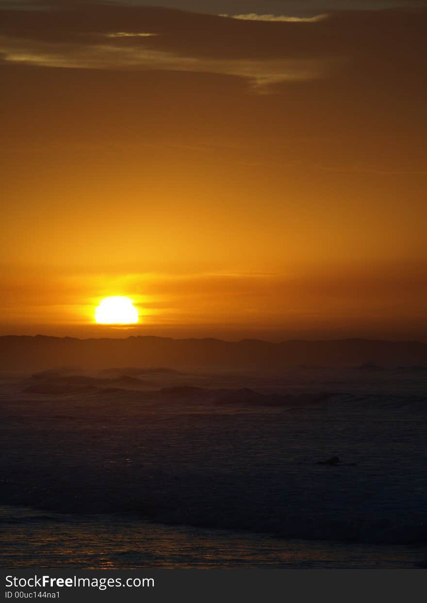 Sunrise over Ocean