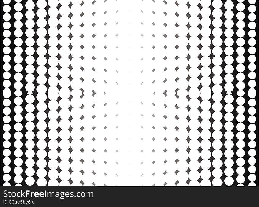 Abstract black and white dotted background. Abstract black and white dotted background