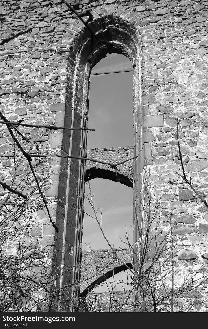 Convent ruin middle ages wall