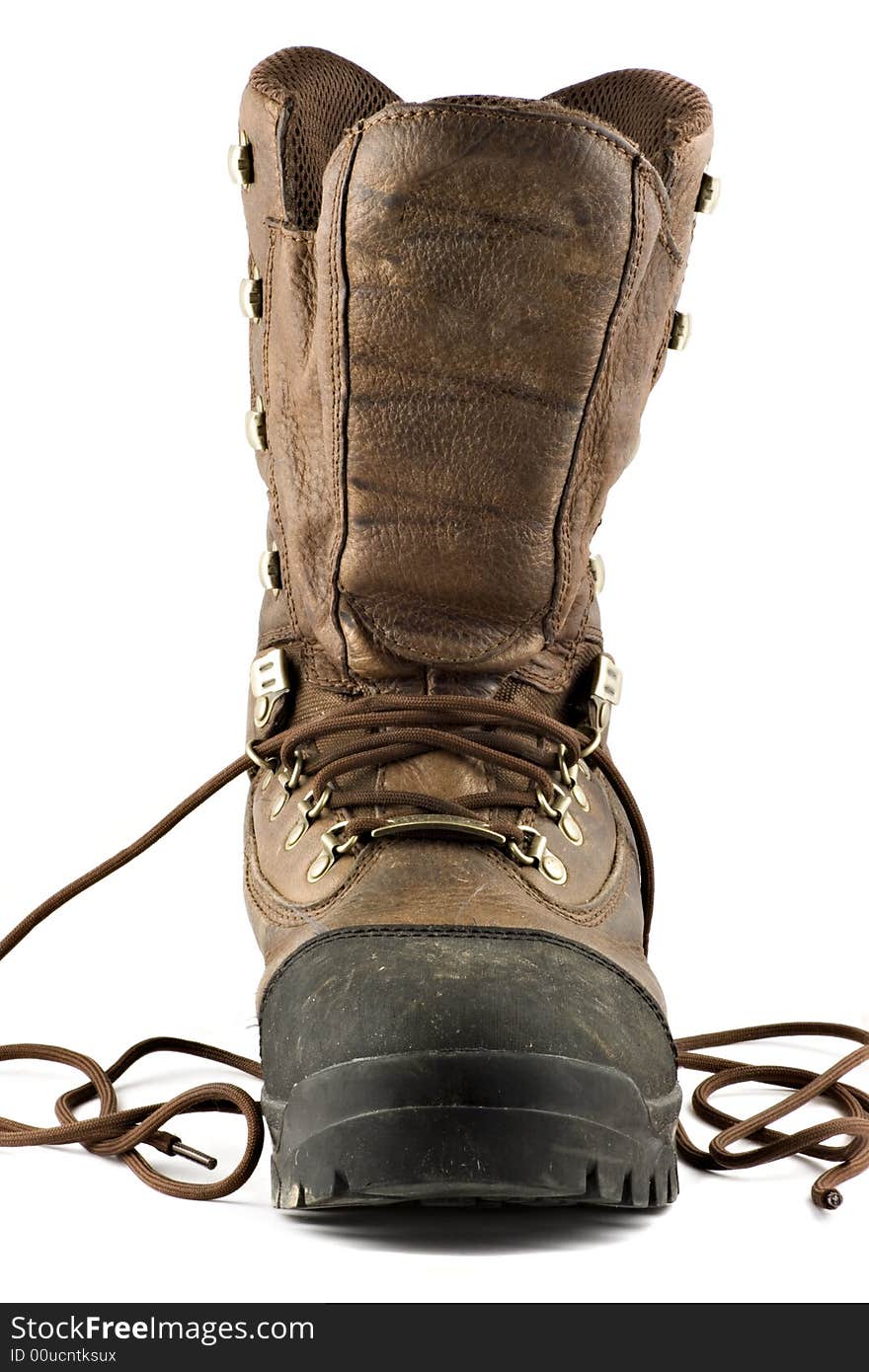 Hunting boot isolated on white background