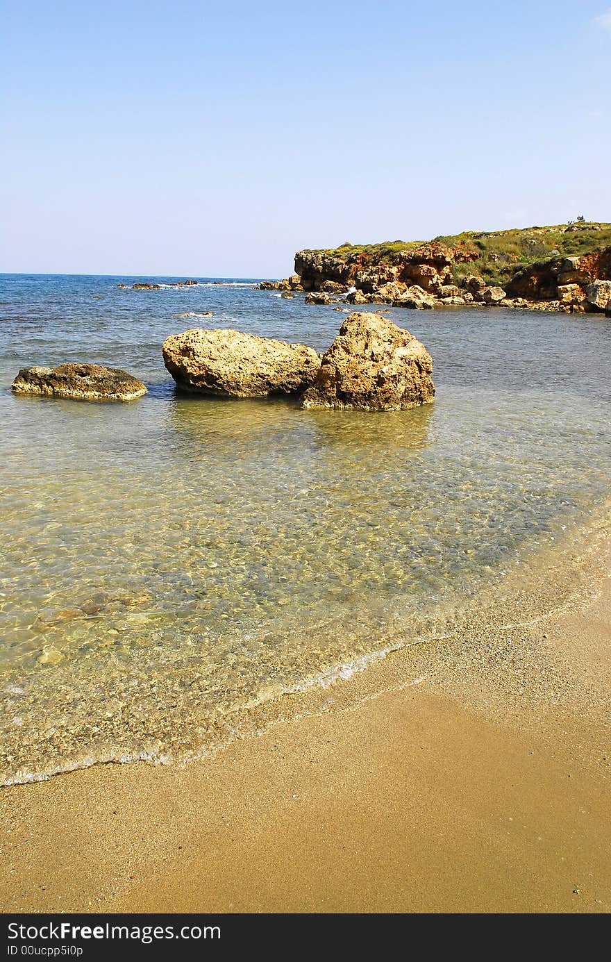 Rocks in the sea