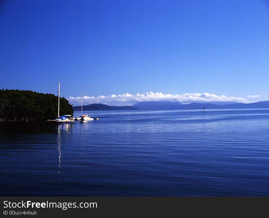 A quiet ocean in Austraria. A quiet ocean in Austraria