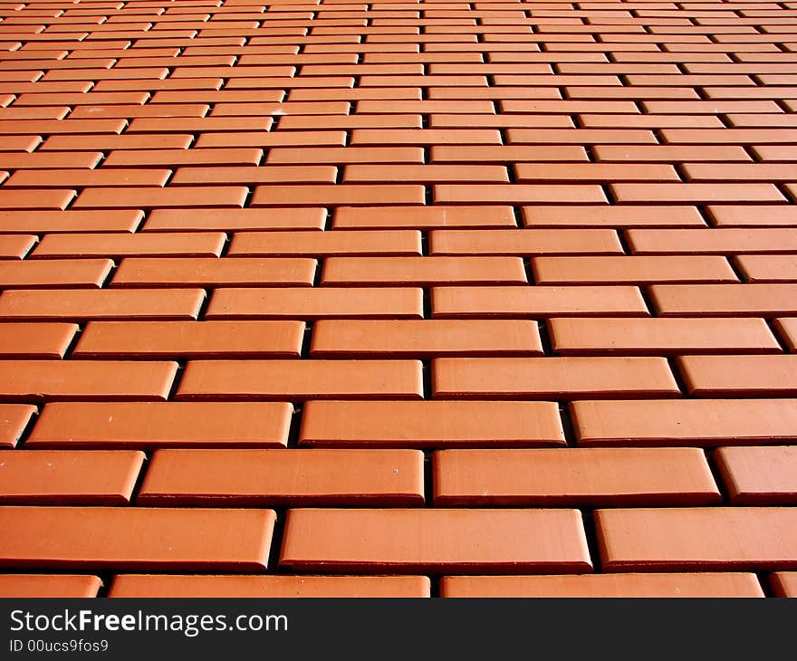 Background of wall from a red brick. Background of wall from a red brick