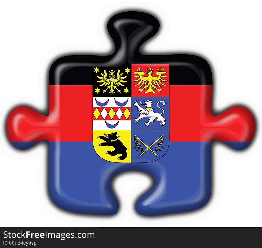 East frisia button flag puzzle shape