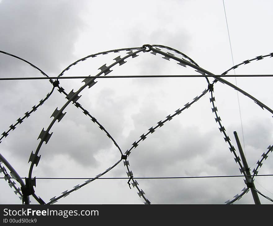 Barbed wire