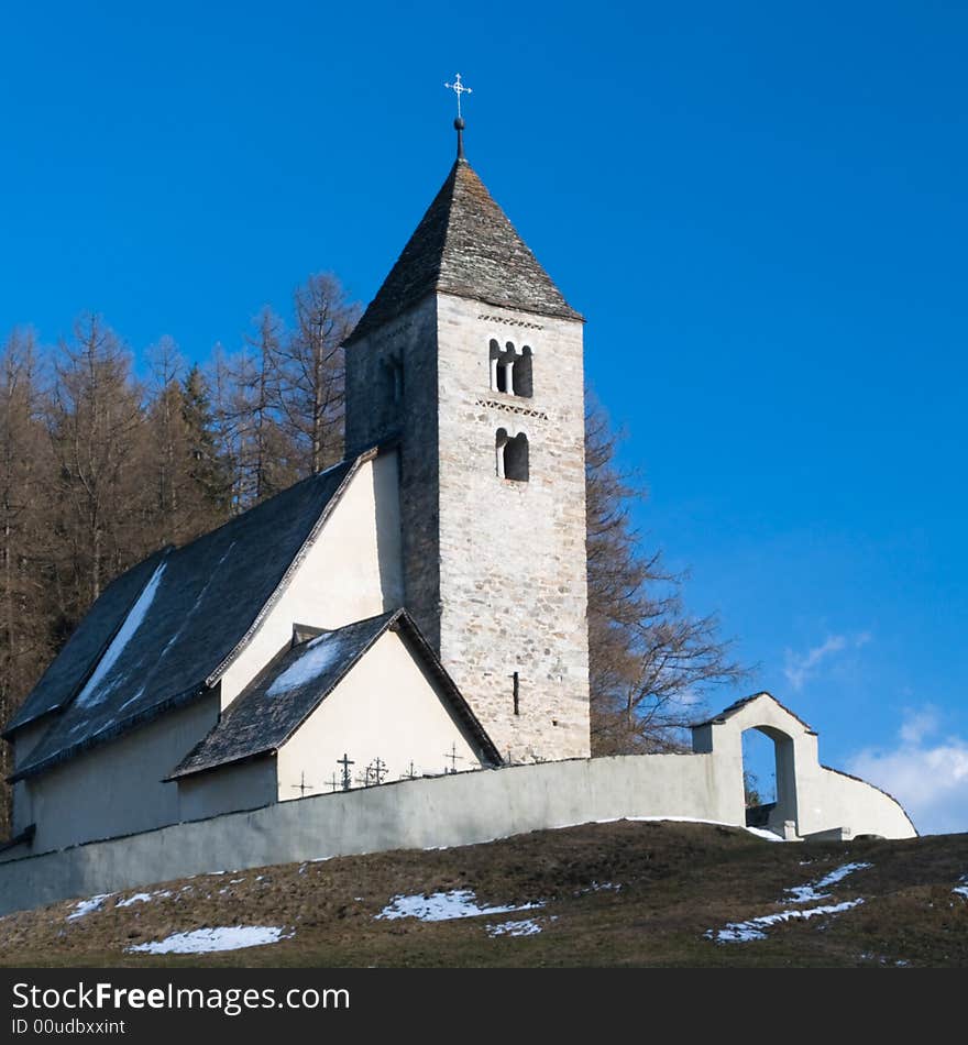 Alpine village Church