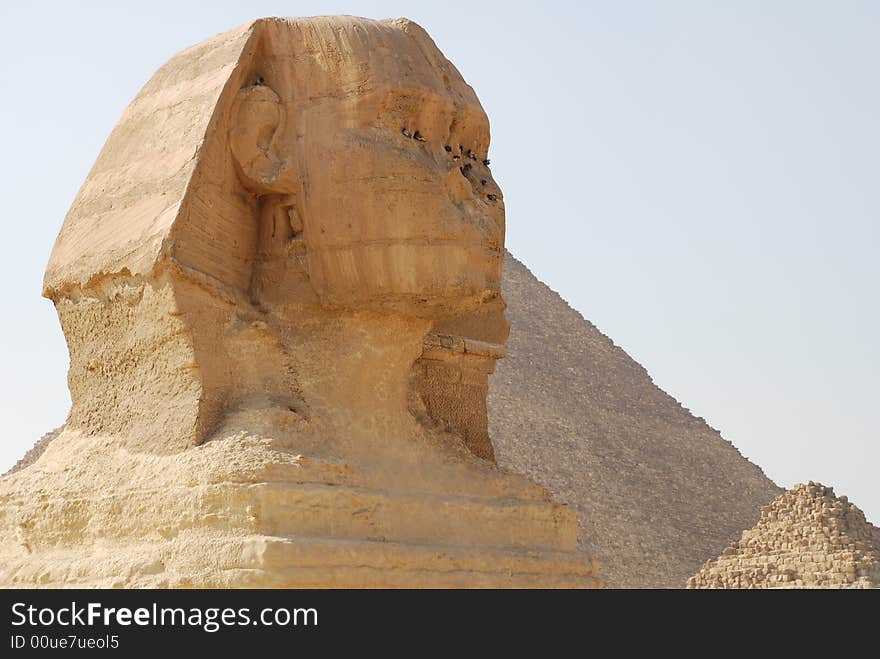 Egypt Cairo Sphinx of Giza 2007 spring