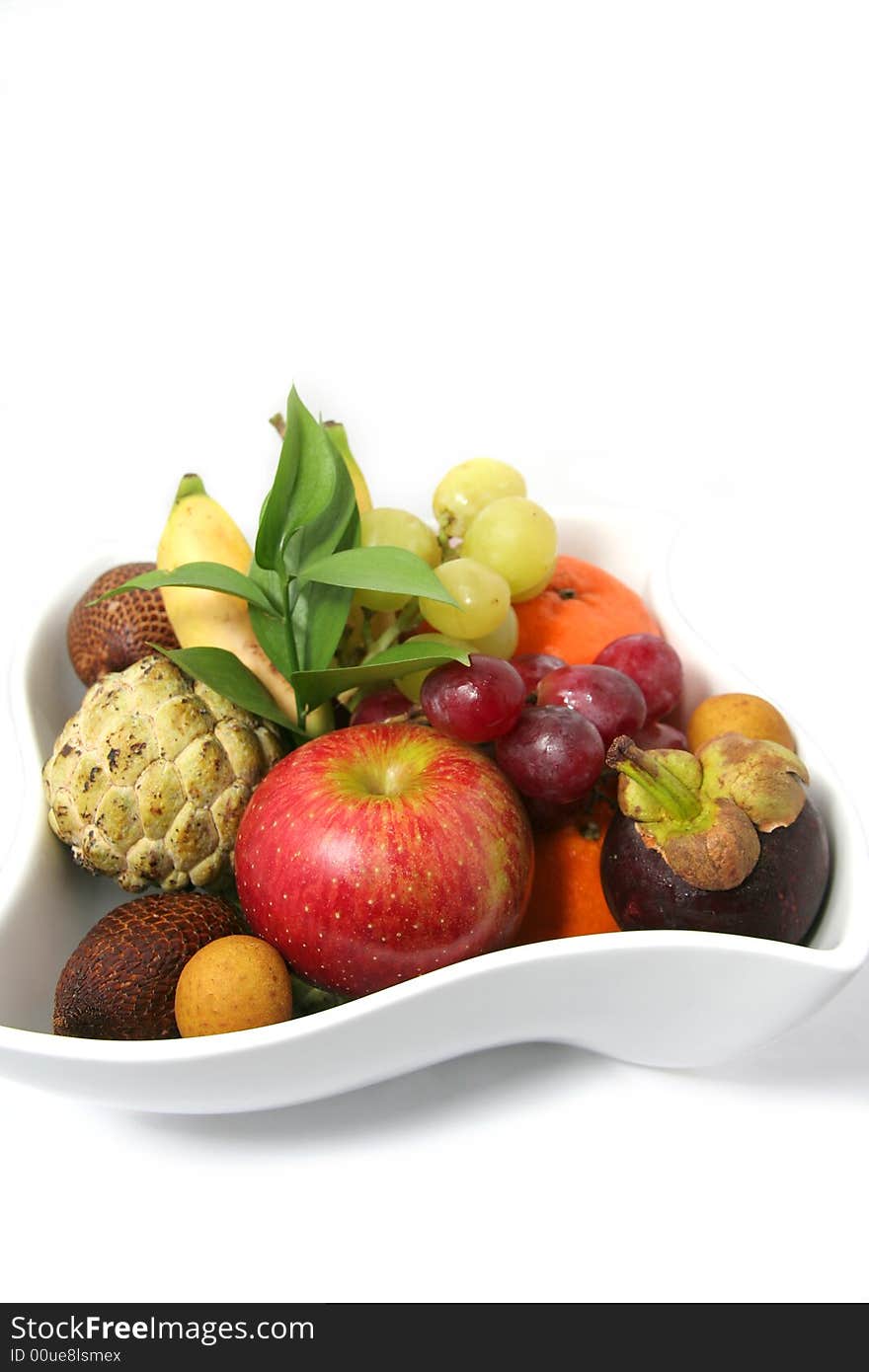 Photograph of fruits on plate