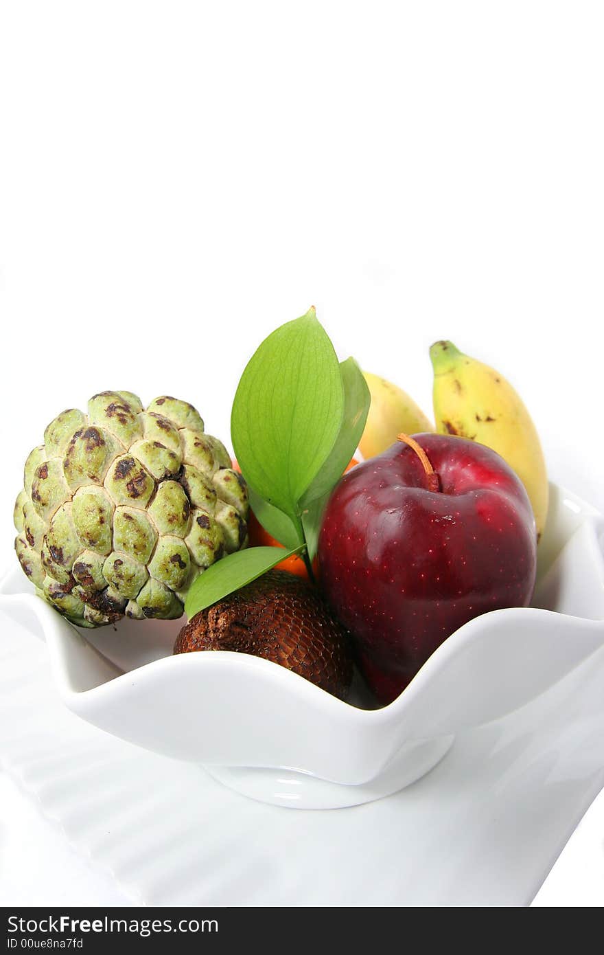 Photograph of fruits on plate