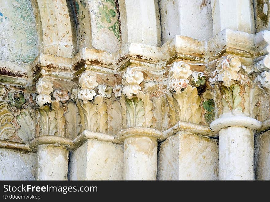 Detail of the very old church in ghotic style. Detail of the very old church in ghotic style.