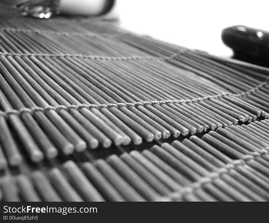 Wooden sticks surface at sushi restaurant bar. Wooden sticks surface at sushi restaurant bar