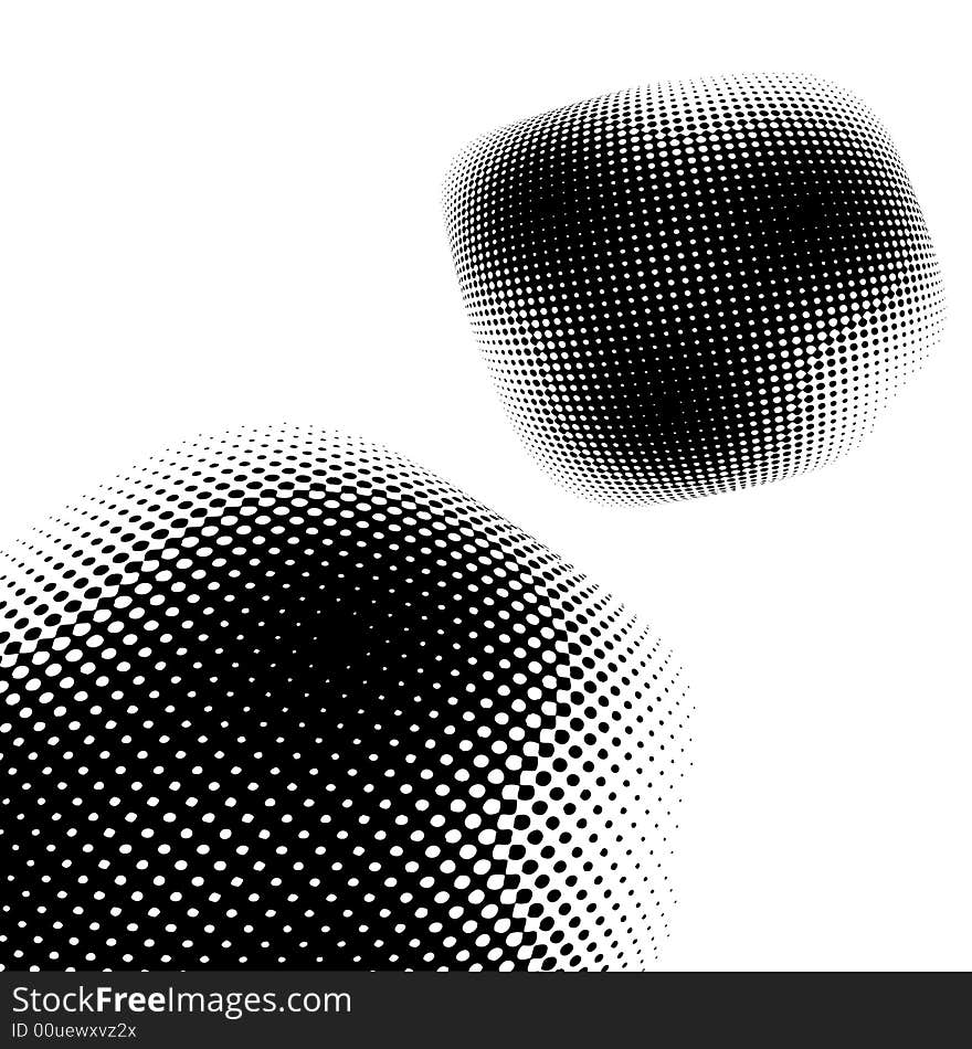 Abstract halftone background.