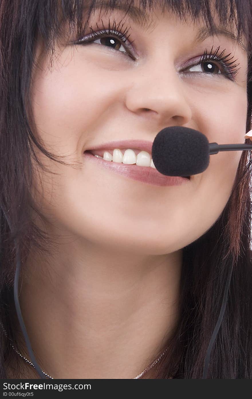 Woman telephonist