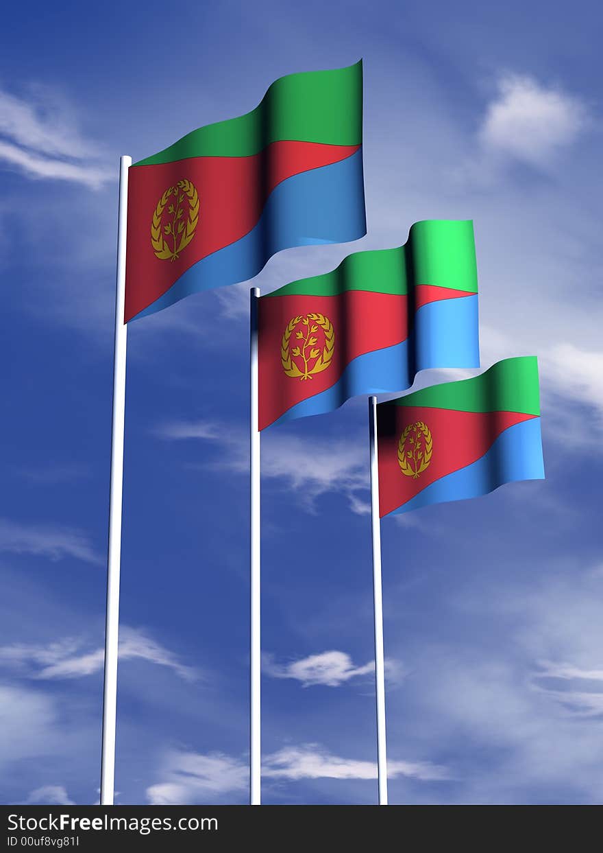 Eritrea Flag