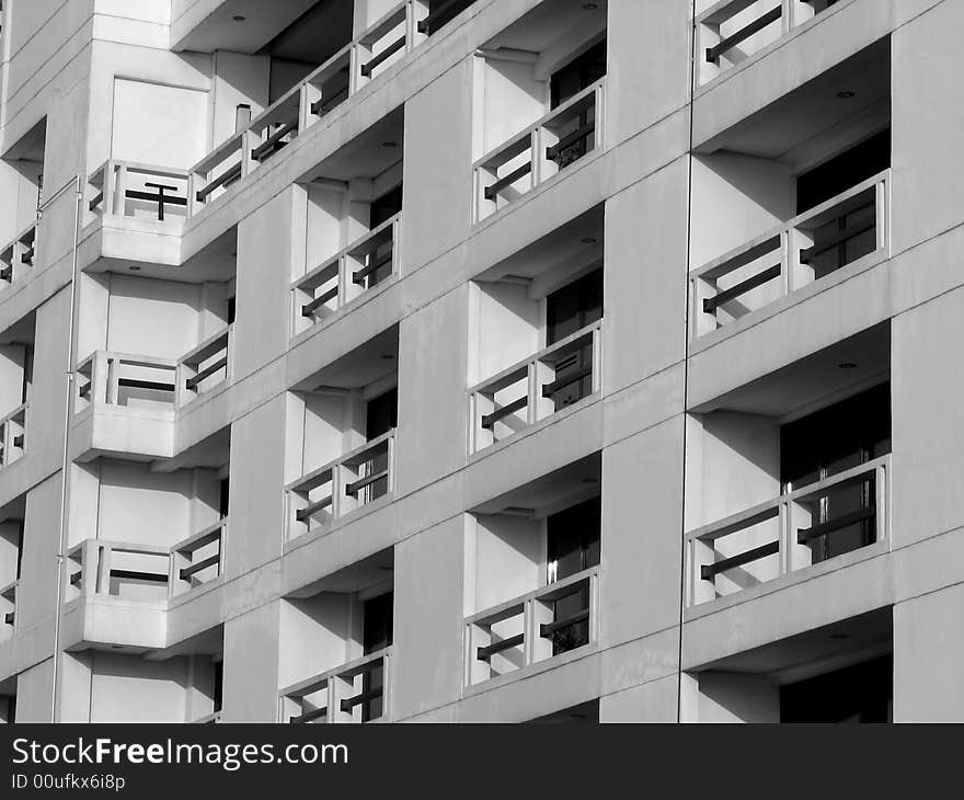 Windows and Balconies in Black & White