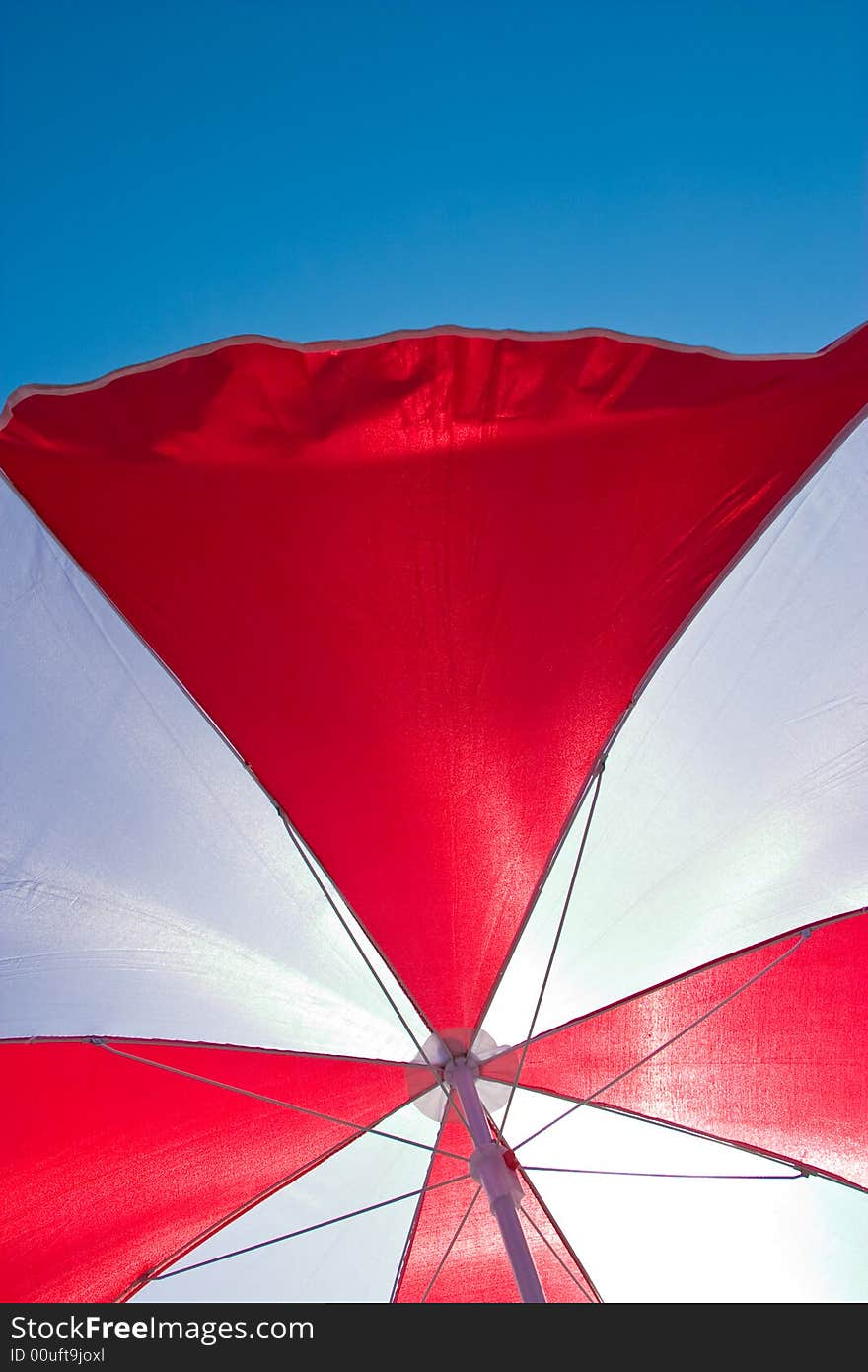 Macro picture of beach umbrella, abstract background