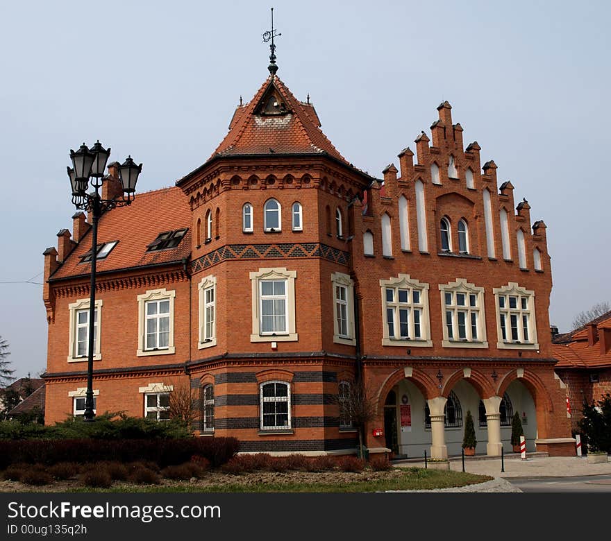 The old building - town hall.