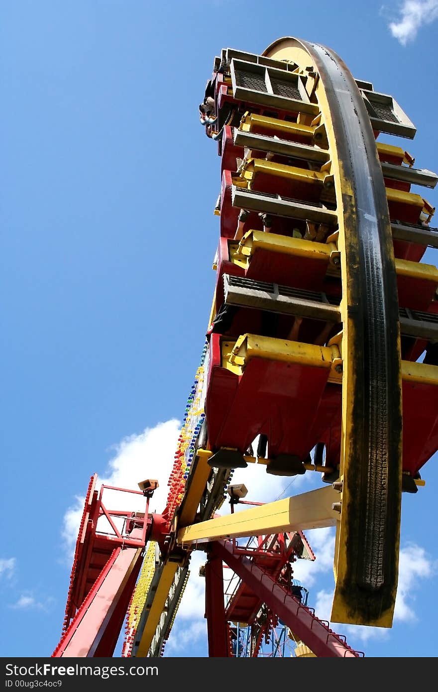 The big swing in park of attractions