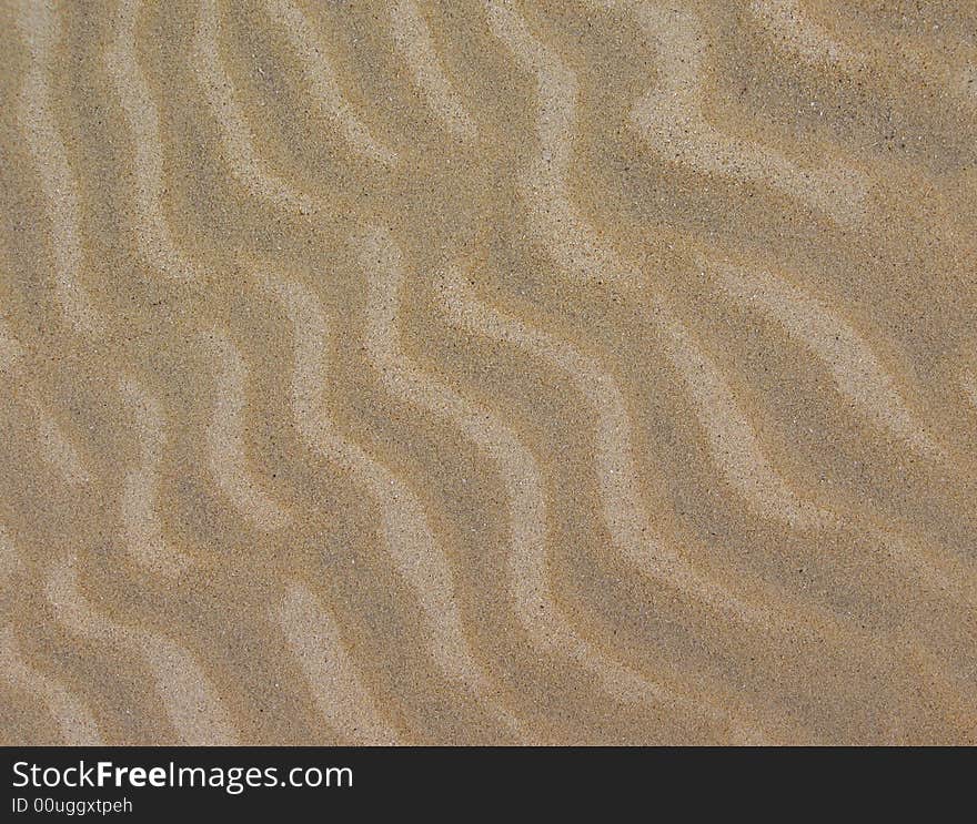 Ripples in sand