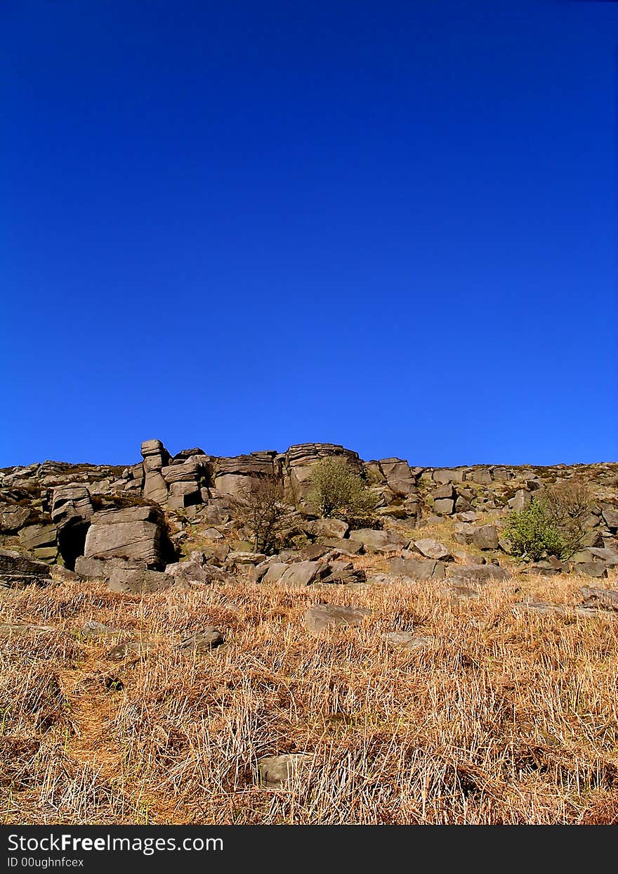 Rocks and sky