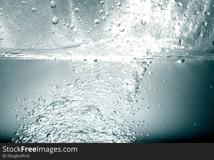 Water splash background