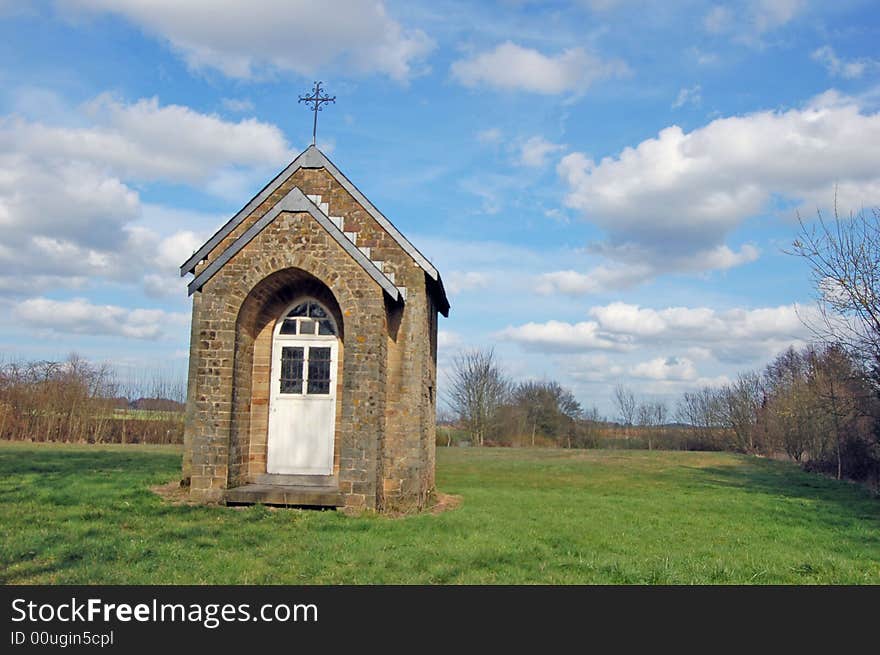 St:Geneviéve fountain in Modave