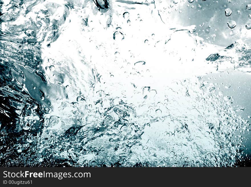 Water splash background