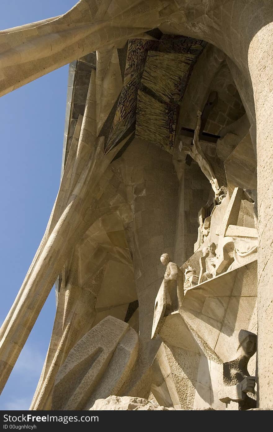 Sagrada Familia in Barcelona, Spain. Designed by famous architect Gaudi with construction beginning in 1882. Sagrada Familia in Barcelona, Spain. Designed by famous architect Gaudi with construction beginning in 1882