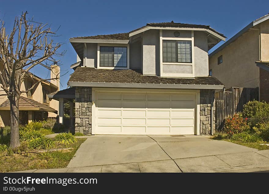 Mid range tract home in Northern California