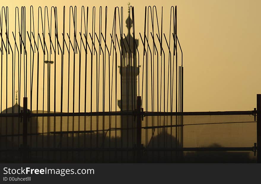 United Arab Emirates: Dubai; View Of A Minaret