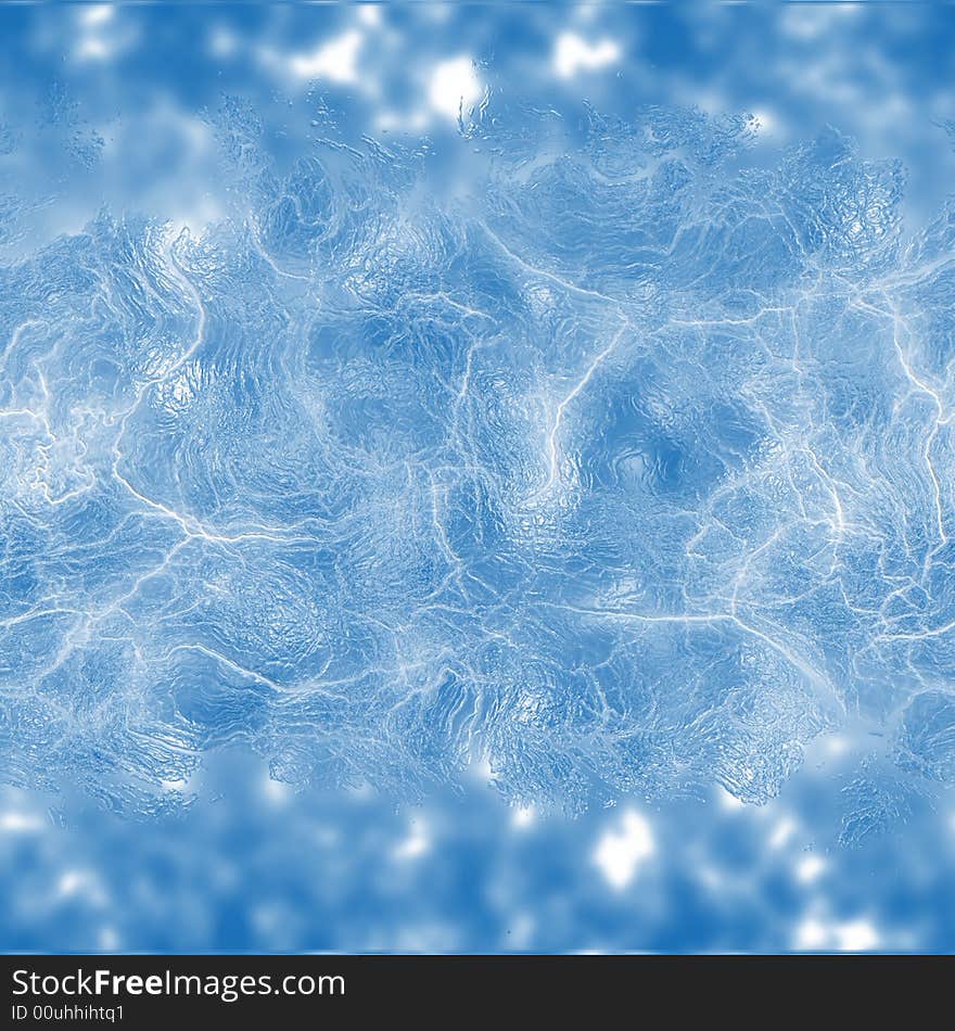 Abstract blue ice texture background