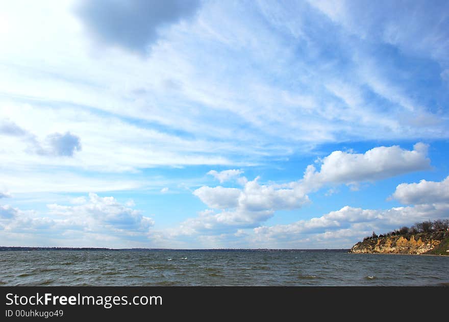 Beauty cloudy sky