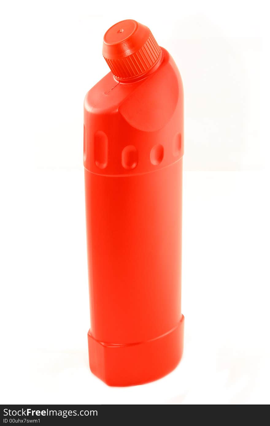 Red Plastic bottle