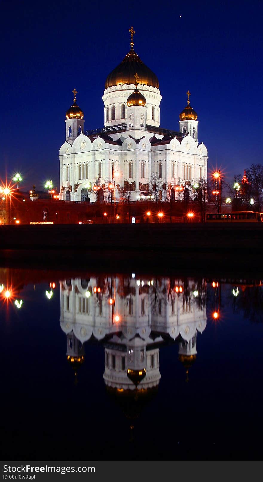 The Cathedral of the Christ the Redeemer in Moscow. The Cathedral of the Christ the Redeemer in Moscow