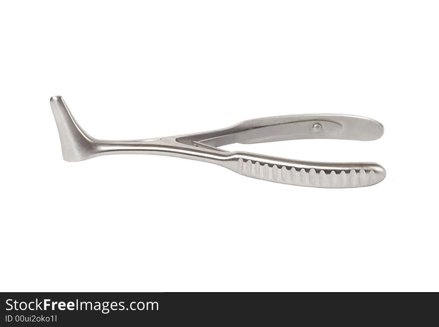 Medical tool on white background. Isolated