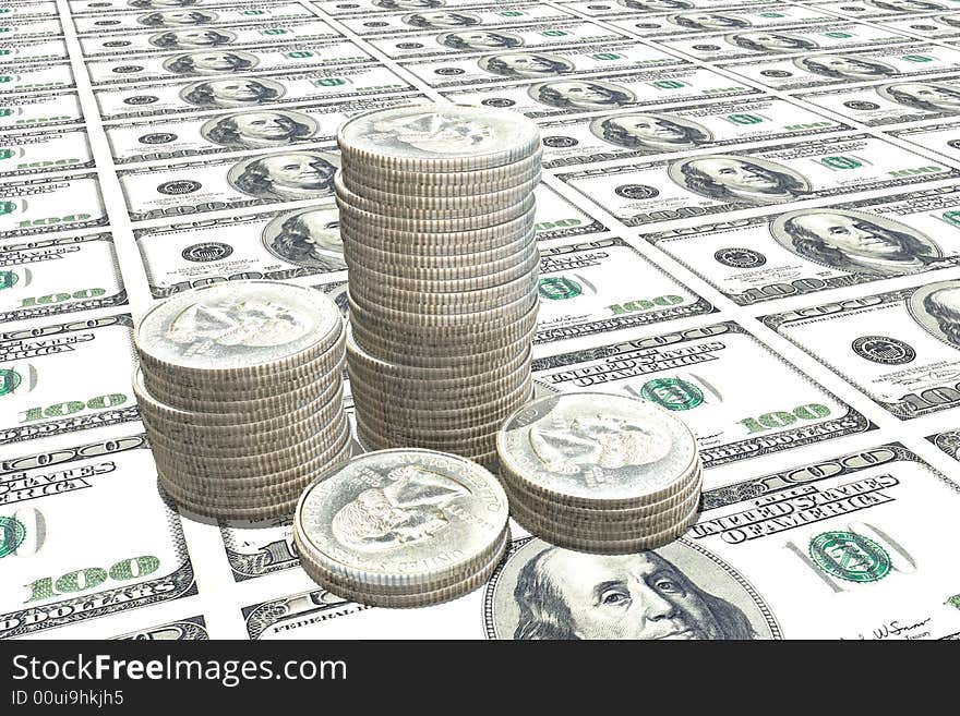 Money background 3d illustration very high quality