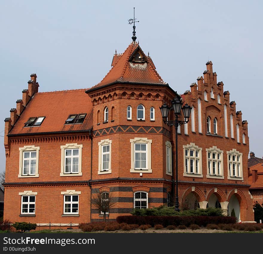 The town hall in Niepołomice - Poland. The town hall in Niepołomice - Poland.