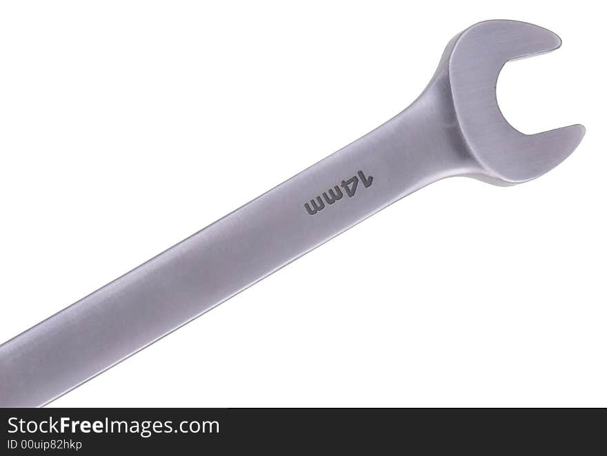 Spanner/wrench isolated on white background