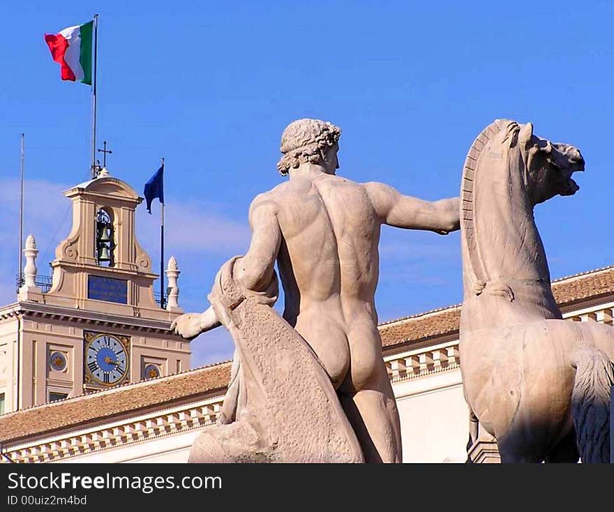 Ancient Square in Rome