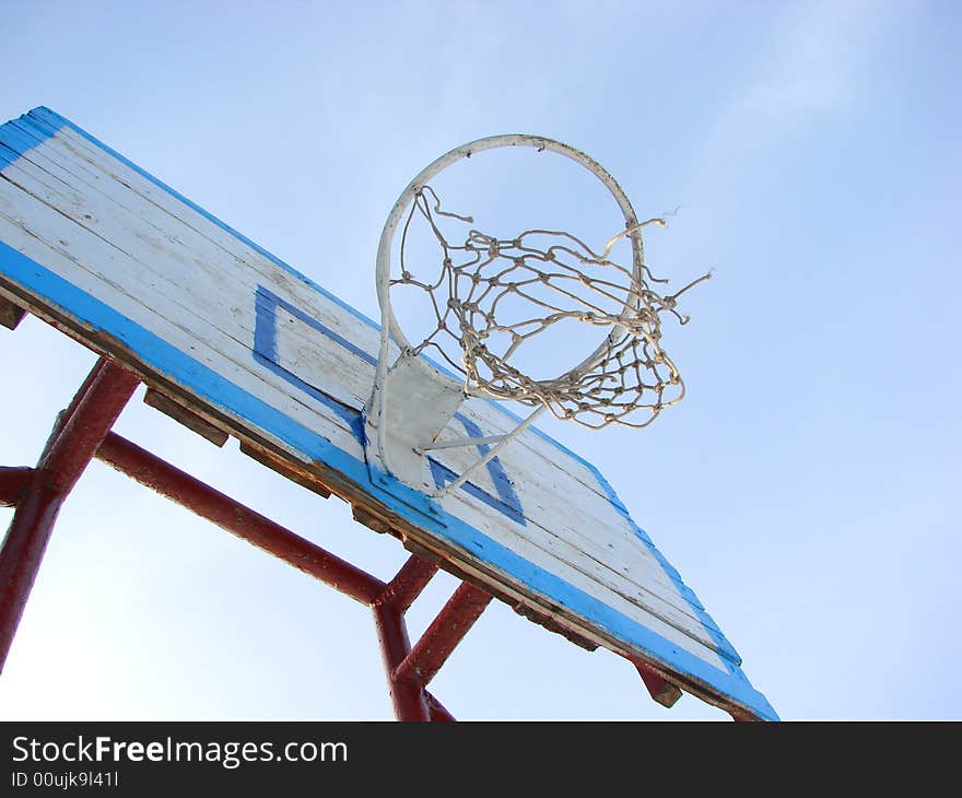 Basketball S Basket With Ropes 2