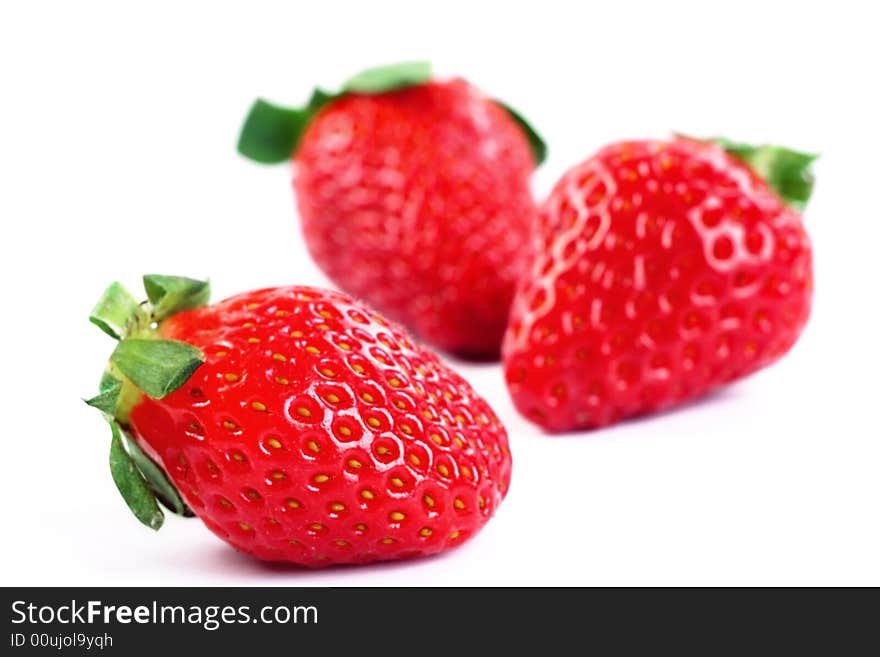 Isolated fruits - Strawberries